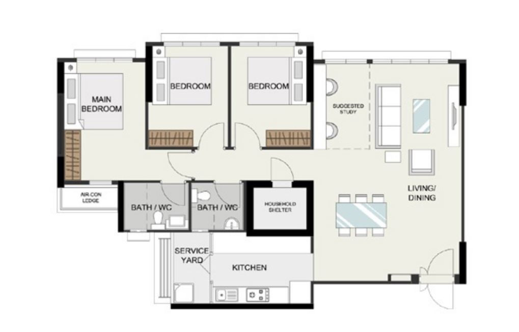 8 Different 5Room HDB Layout Ideas To Make The Most Use Of Space